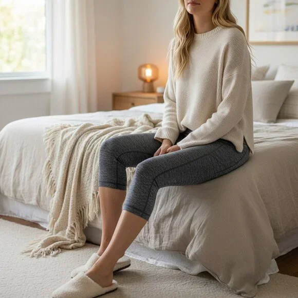 DULUTH TRADING CO. Women's EUC NoGA Classic Capri Leggings w/Pockets | Size XS - Picture 1 of 11